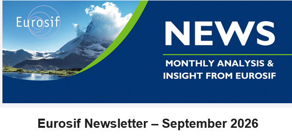 Eurosif Newsletter – September 2026
